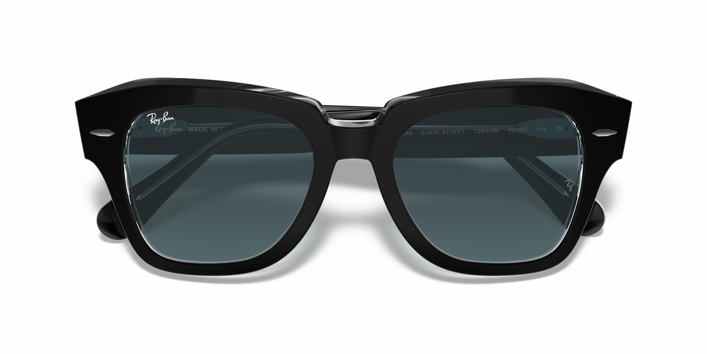 Ray-Ban RB2186 State Street Sunglasses - Square Acetate Frame