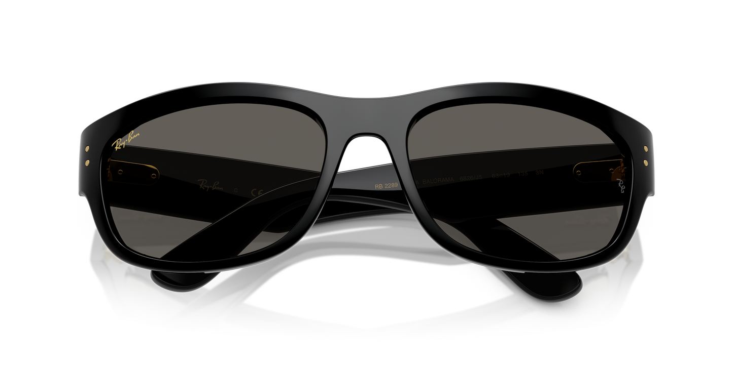 Ray-Ban RB2289 Mega Balorama Blacked Out Collection Sunglasses - Pillow Injected Frame