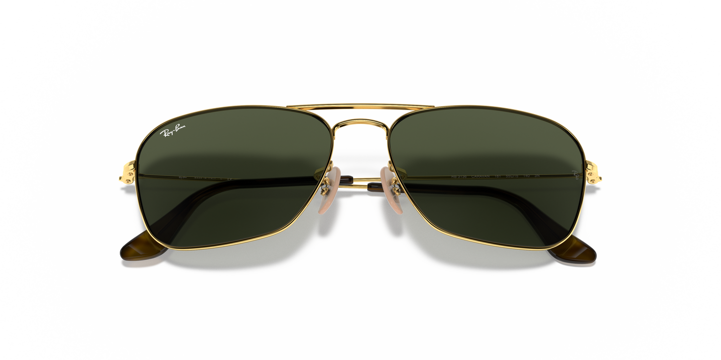 Ray-Ban RB3136 Caravan Sunglasses - Square Metal Frame