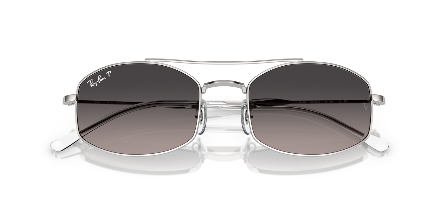 Ray-Ban RB3719 Sunglasses - Oval Metal Frame