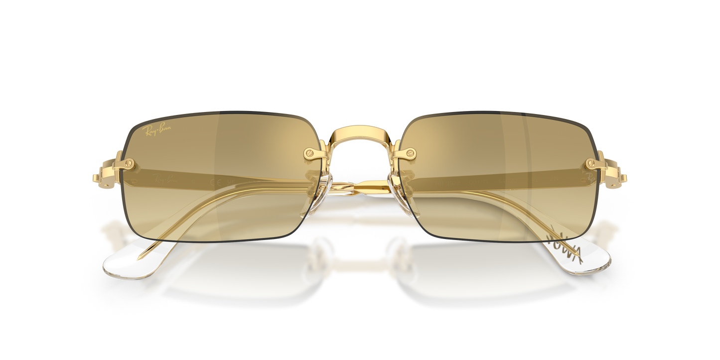 Ray-Ban RB3928 by A$AP Rocky Sunglasses - Rectangle Metal Frame