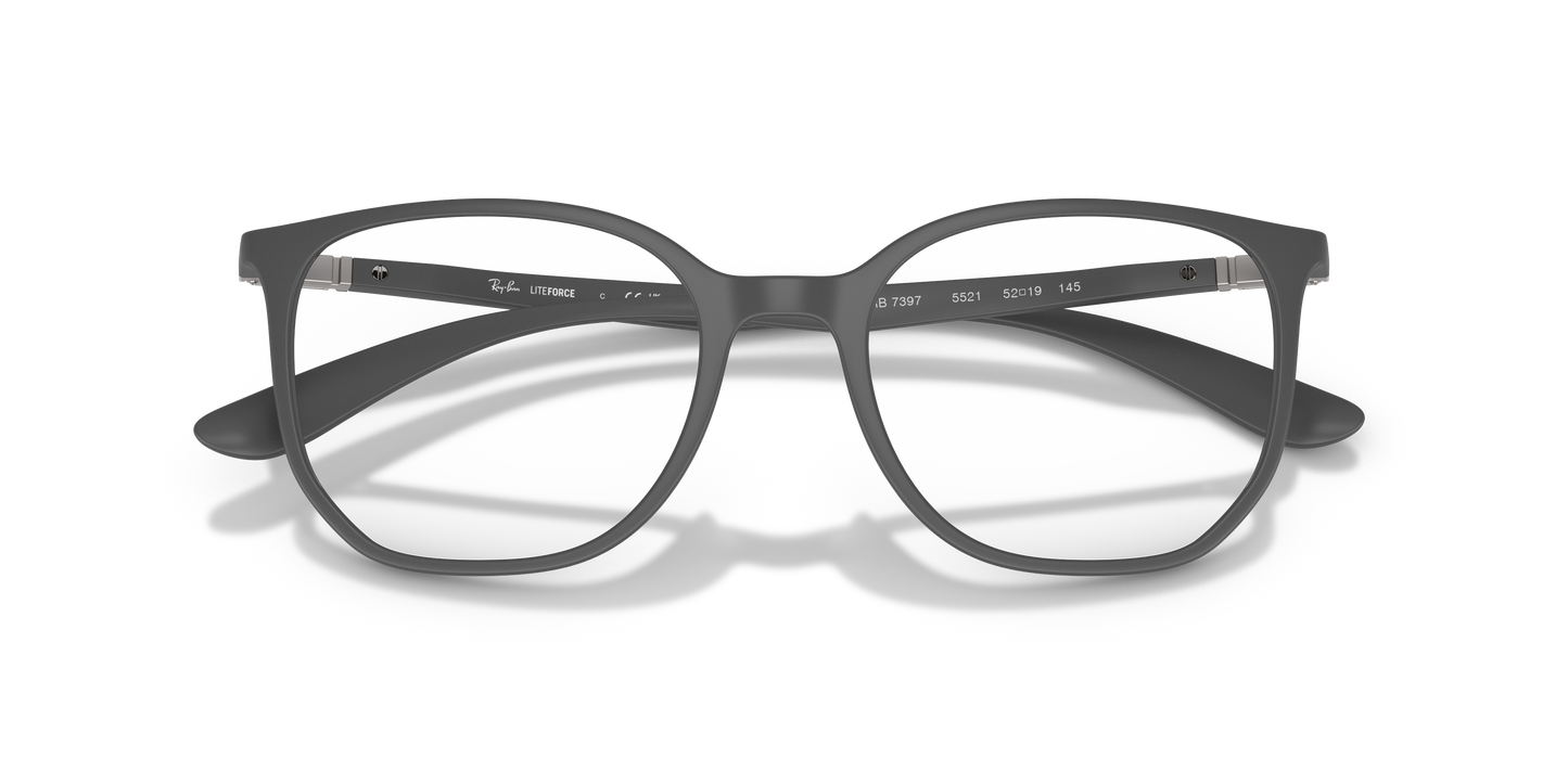 Ray-Ban RB7397 Elliot Liteforce Eyeglasses - Geometric Injected Frame