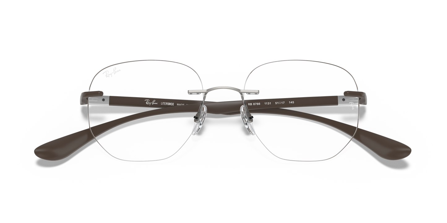 Ray-Ban RB8766 Eyeglasses - Geometric Titanium Frame