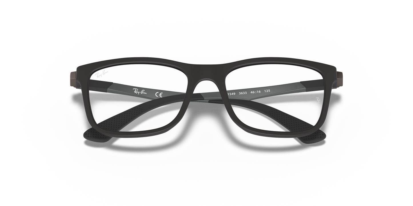 Ray-Ban RB1549 Kids Eyeglasses - Square Injected Frame