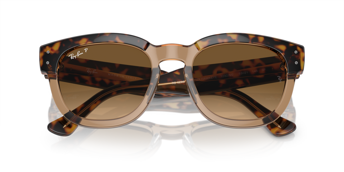 Ray-Ban RB0298S Mega Hawkeye Sunglasses - Square Injected Frame