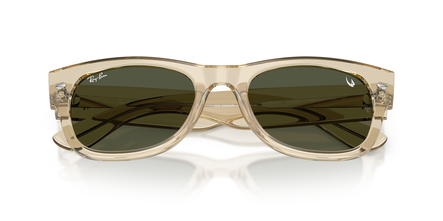 Ray-Ban RB0832S Ray-Ban Star Wars – Grogu Mega Wayfarer II Sunglasses - Square Injected Frame