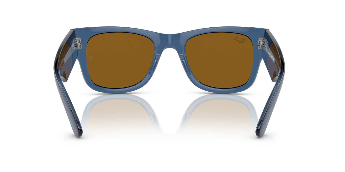 Ray-Ban RB0840S Mega Wayfarer Bio-Based Sunglasses - Square Injected Frame
