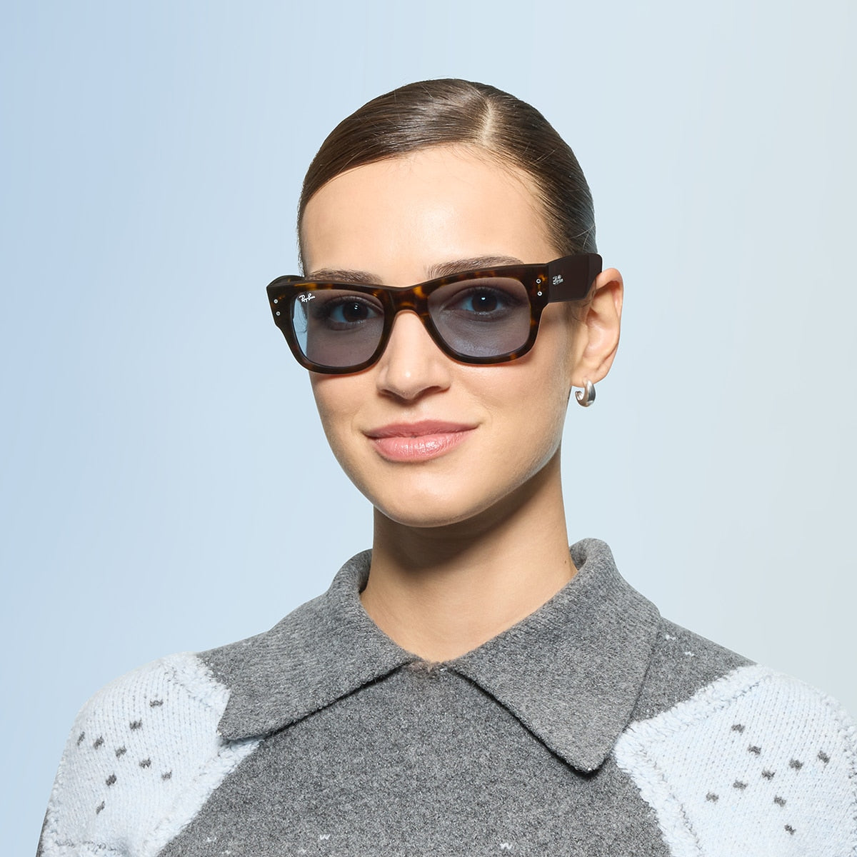 Ray-Ban RB0840S Mega Wayfarer Summer Capsule Sunglasses - Square Injected Frame