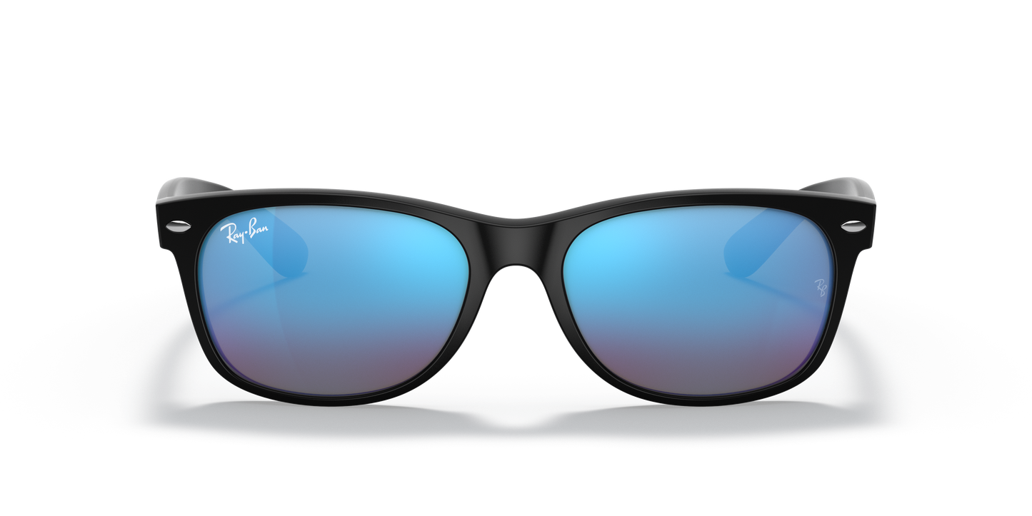 Ray-Ban RB2132 New Wayfarer Flash Sunglasses - Square Nylon Frame