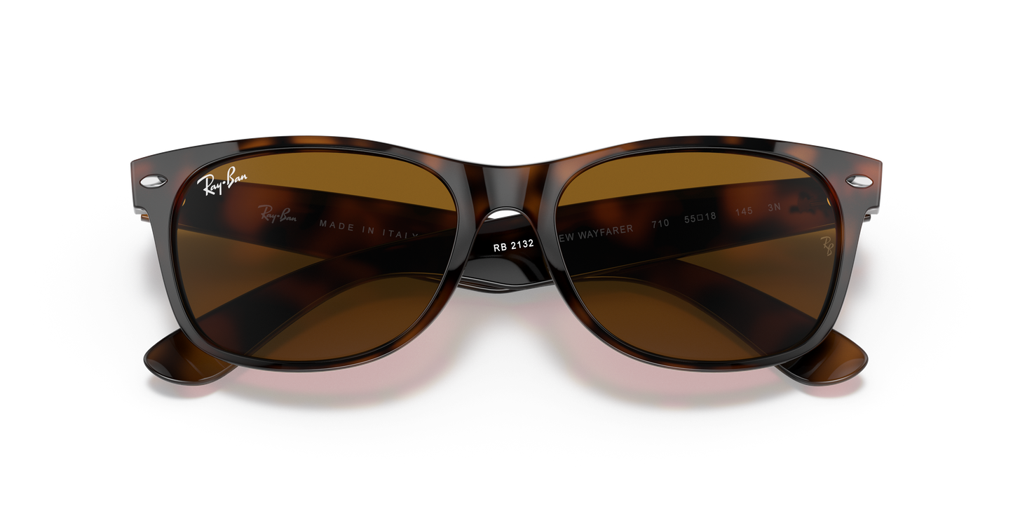 Ray-Ban RB2132 New Wayfarer Classic Sunglasses - Square Injected Frame