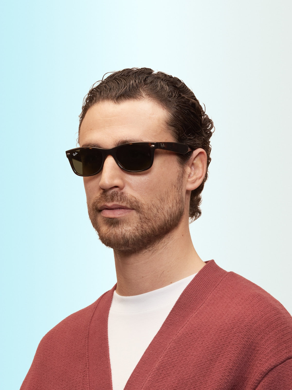 Ray-Ban RB2132 New Wayfarer Classic Sunglasses - Square Injected Frame