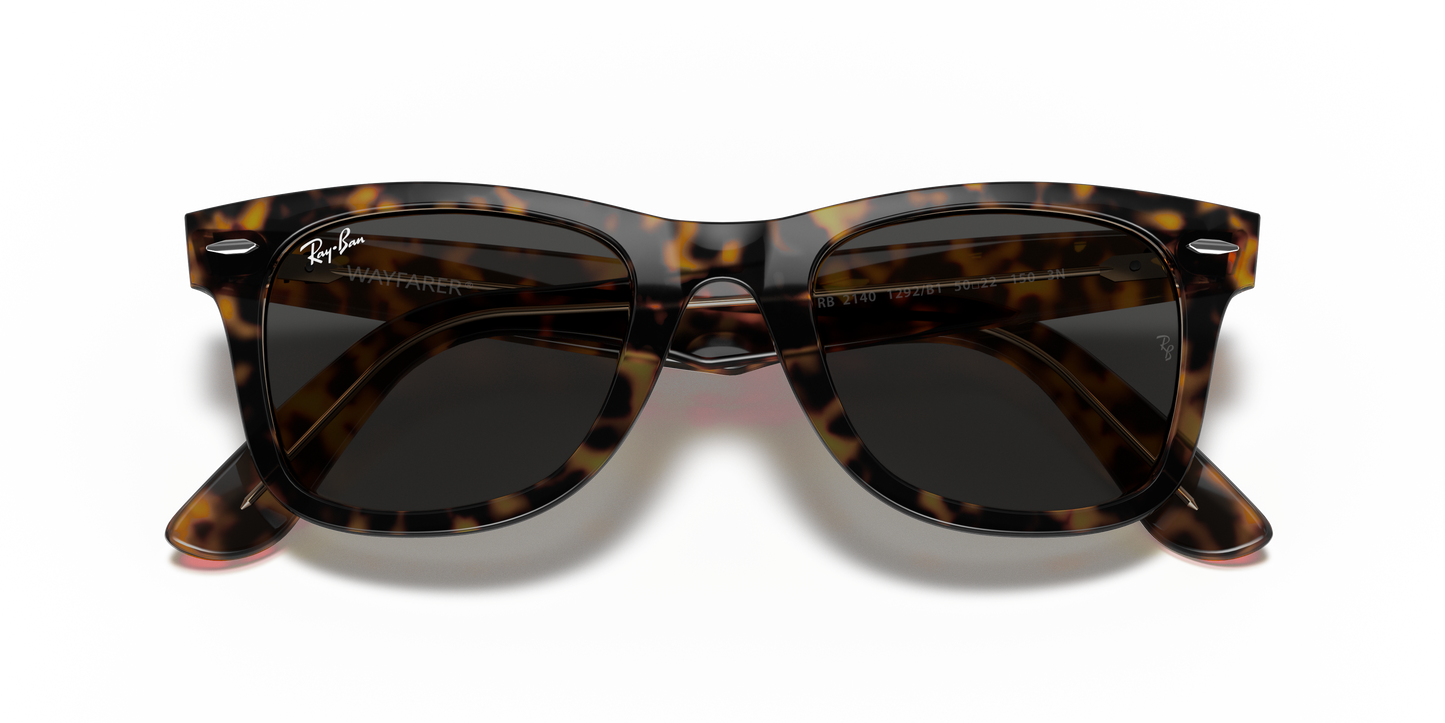 Ray-Ban RB2140 Original Wayfarer Bicolor Sunglasses - Square Acetate Frame