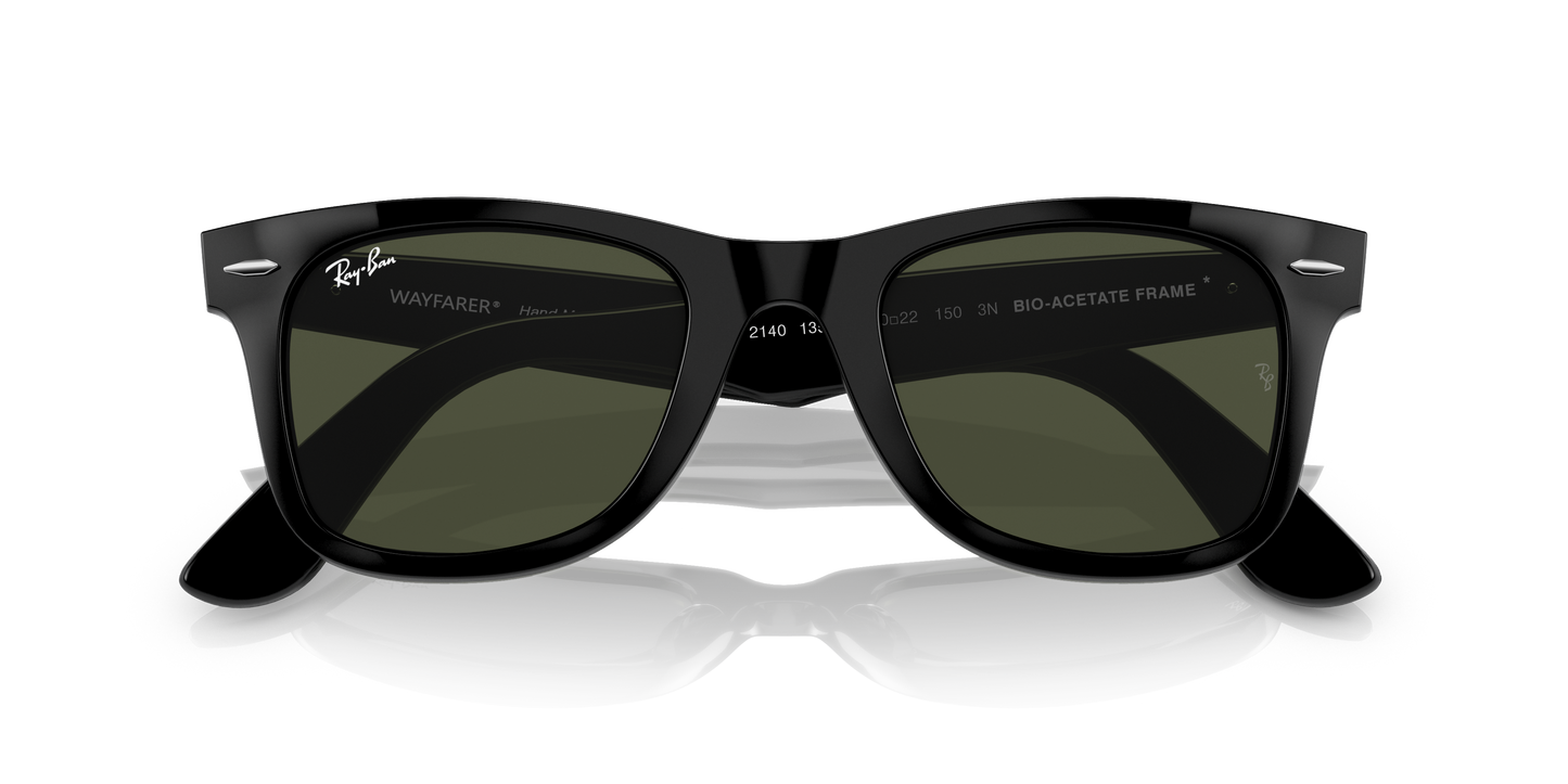 Ray-Ban RB2140 Original Wayfarer Bio-Based Sunglasses - Square Acetate Frame