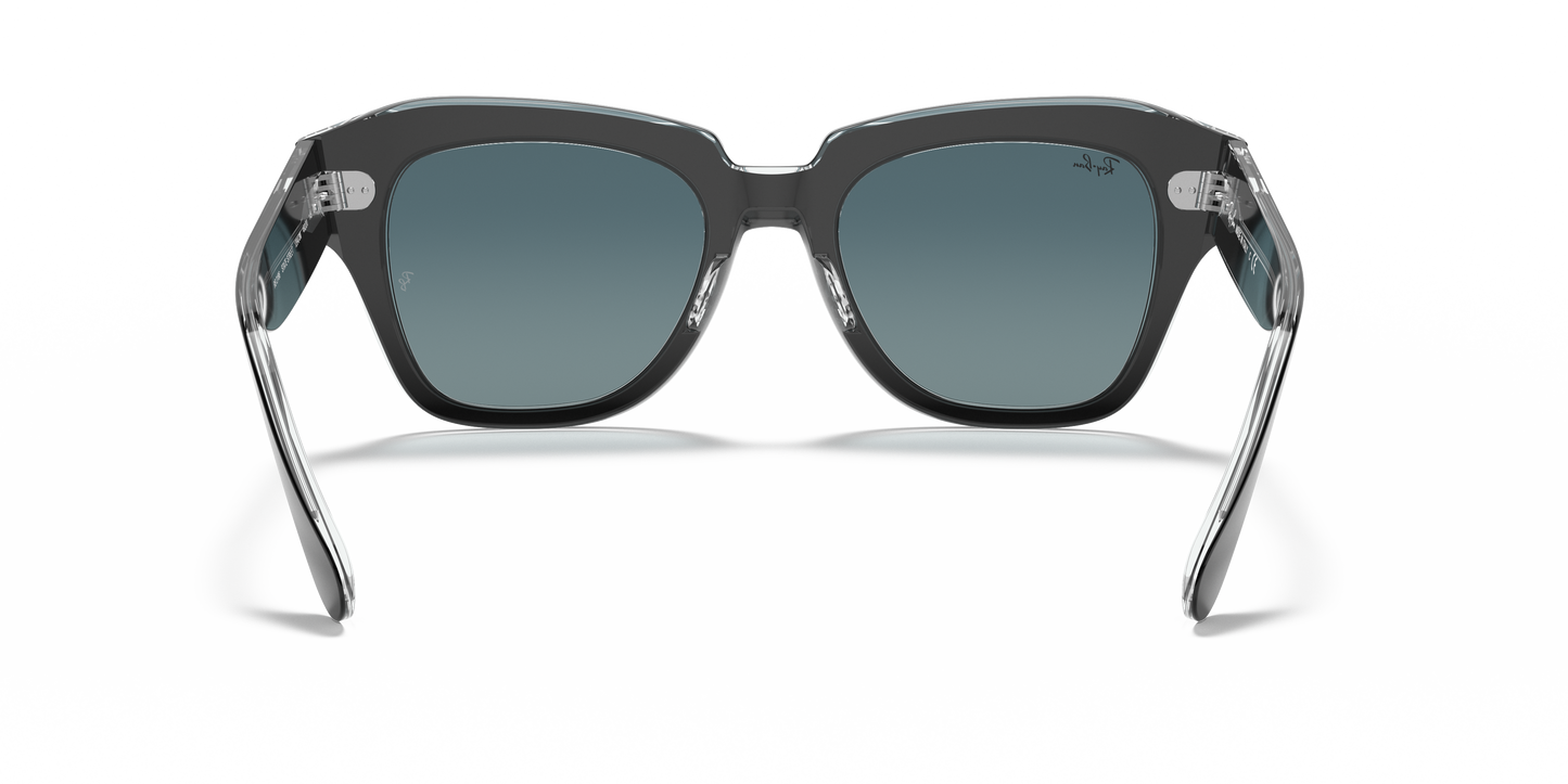 Ray-Ban RB2186 State Street Sunglasses - Square Acetate Frame