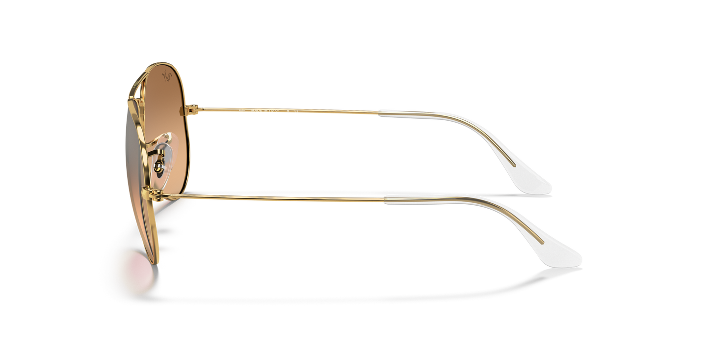 Ray-Ban RB3025 Aviator Gradient Sunglasses - Metal Frame