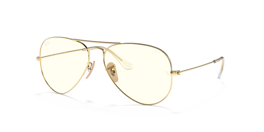 Ray-Ban RB3025 Aviator Clear Evolve Sunglasses - Metal Frame