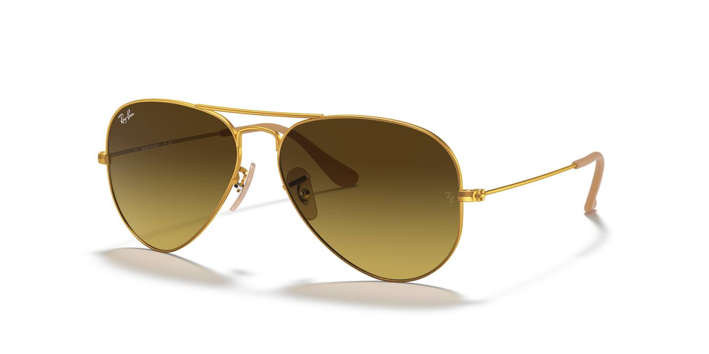 Ray-Ban RB3025 Aviator Gradient Sunglasses - Metal Frame