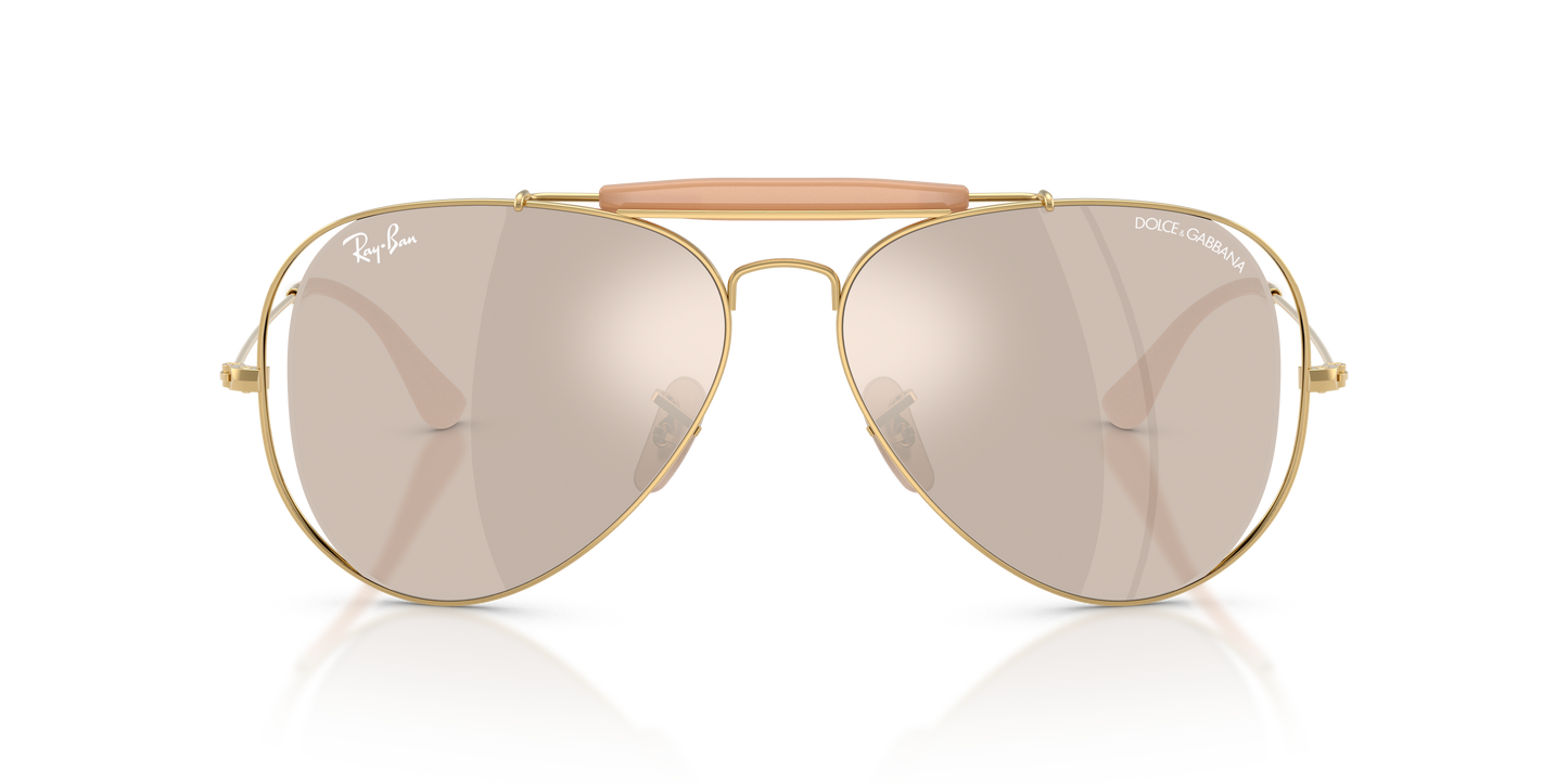 Ray-Ban RB3029M The Outdoorsman by Dolce&Gabbana Sunglasses - Aviator Metal Frame