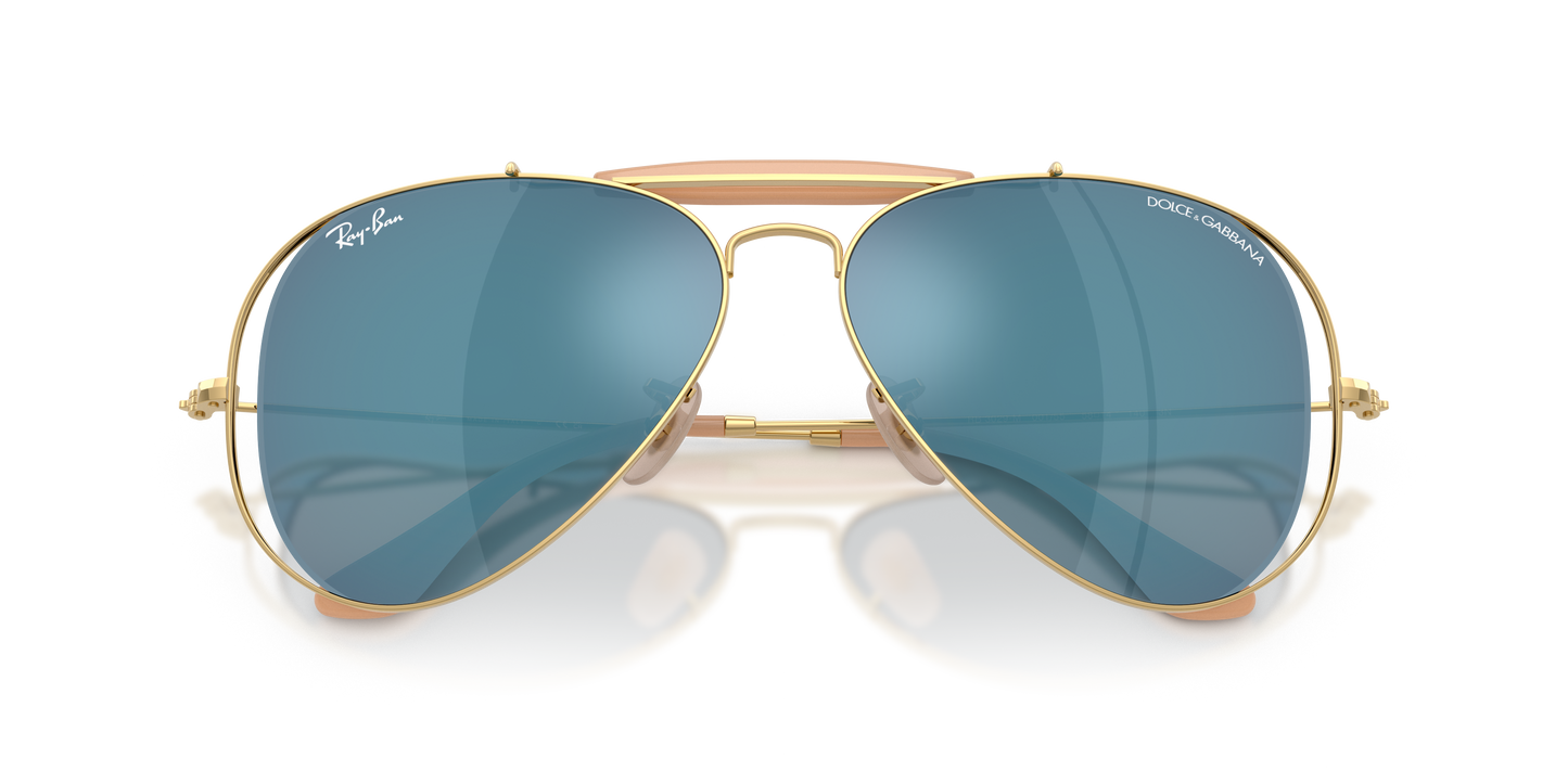 Ray-Ban RB3029M The Outdoorsman by Dolce&Gabbana Sunglasses - Aviator Metal Frame