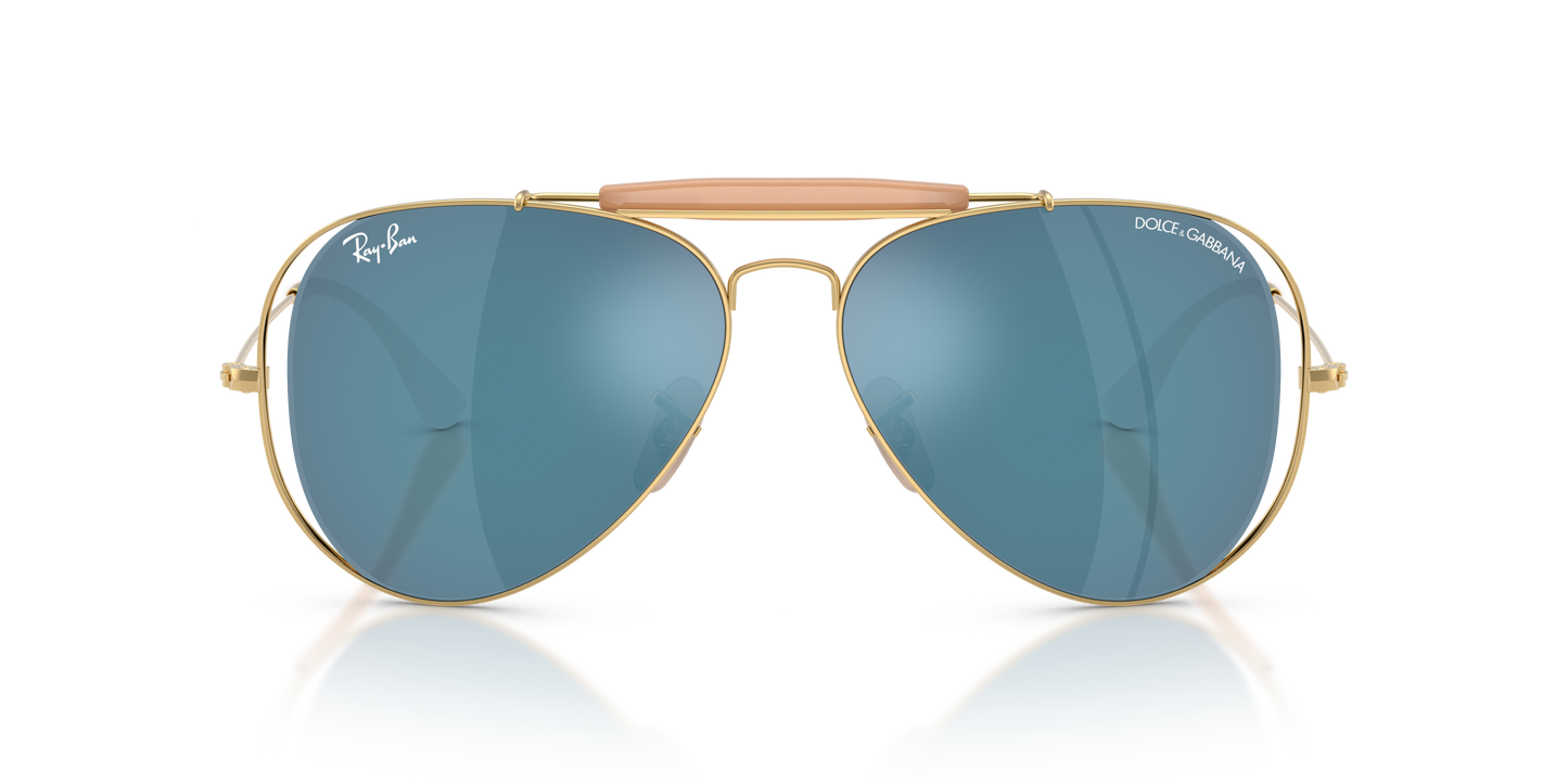 Ray-Ban RB3029M The Outdoorsman by Dolce&Gabbana Sunglasses - Aviator Metal Frame