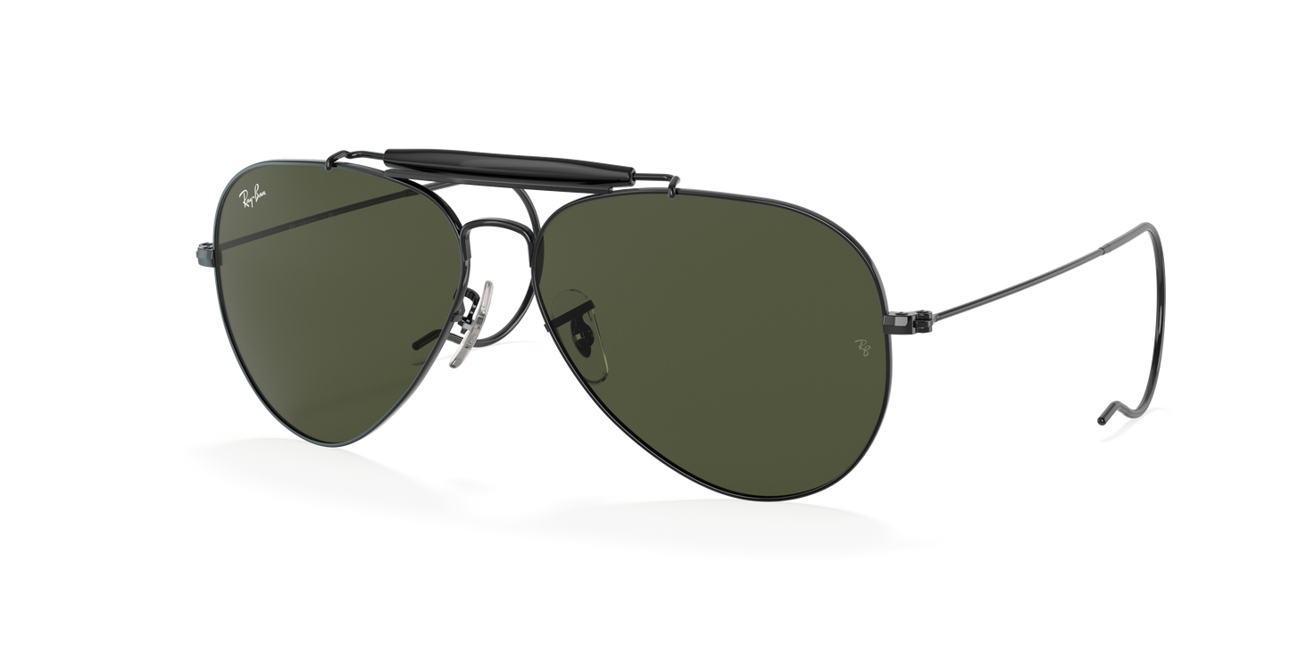 Ray-Ban RB3030 Outdoorsman Sunglasses - Aviator Metal Frame