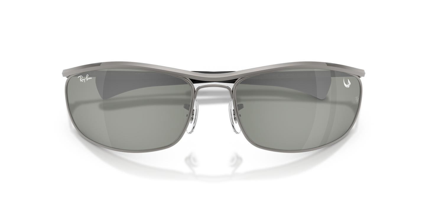 Ray-Ban RB3119M Ray-Ban Star Wars – The Mandalorian Olympian Deluxe Sunglasses - Oval Metal Frame