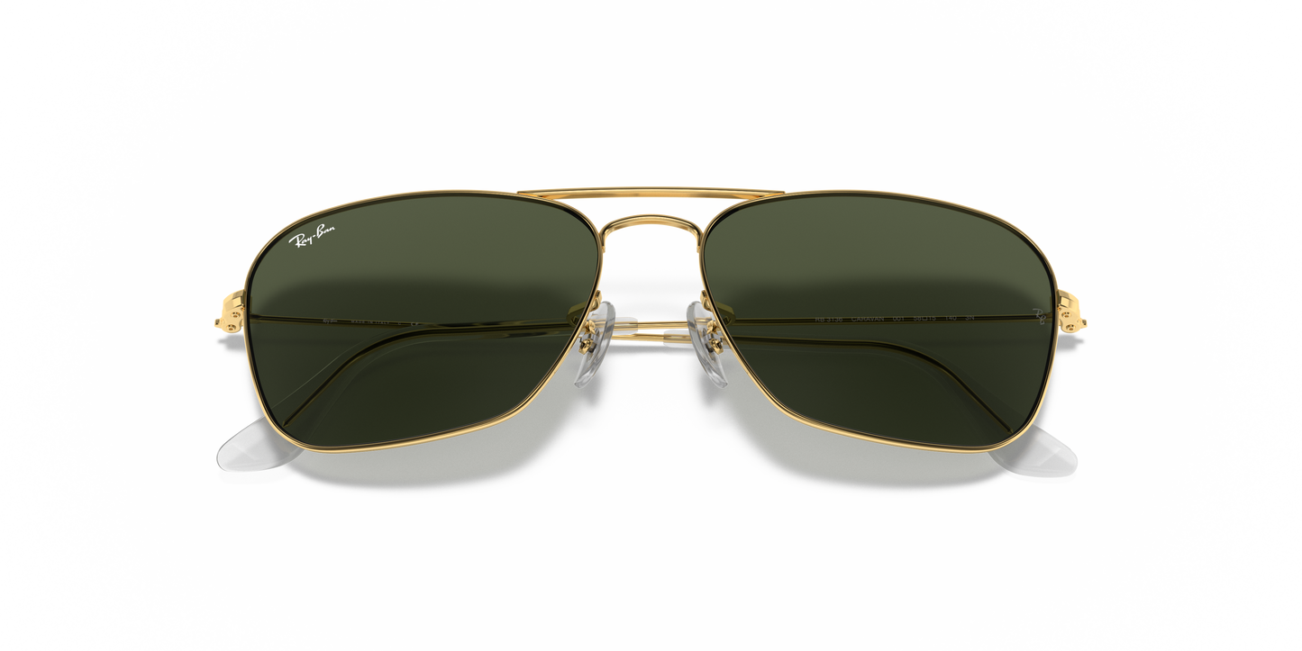 Ray-Ban RB3136 Caravan Sunglasses - Square Metal Frame
