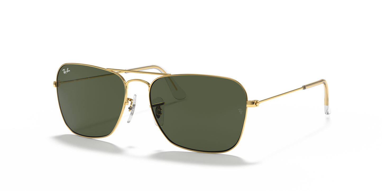 Ray-Ban RB3136 Caravan Sunglasses - Square Metal Frame