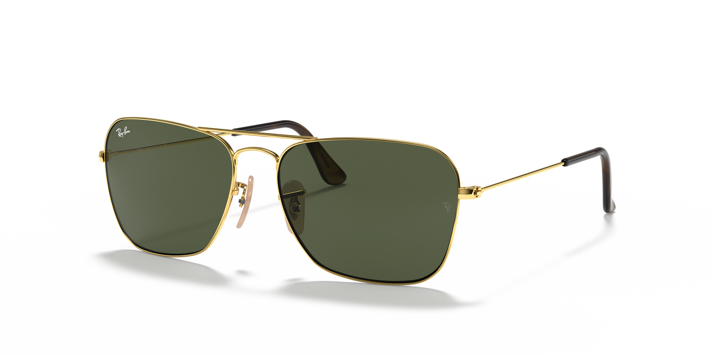 Ray-Ban RB3136 Caravan Sunglasses - Square Metal Frame