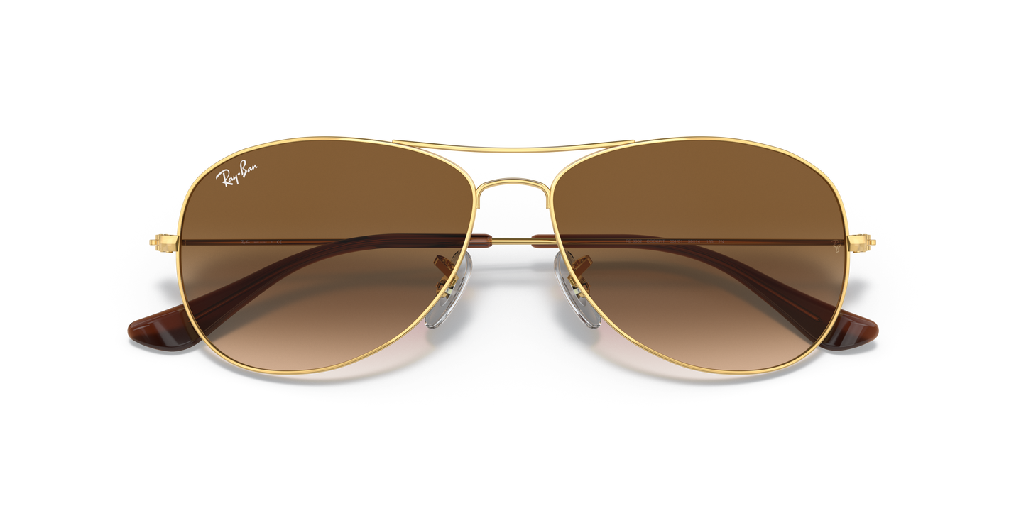 Ray-Ban RB3362 Cockpit Sunglasses - Aviator Metal Frame