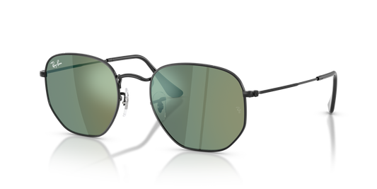 Ray-Ban RB3548N Hexagonal Flat Lens Sunglasses - Geometric Metal Frame