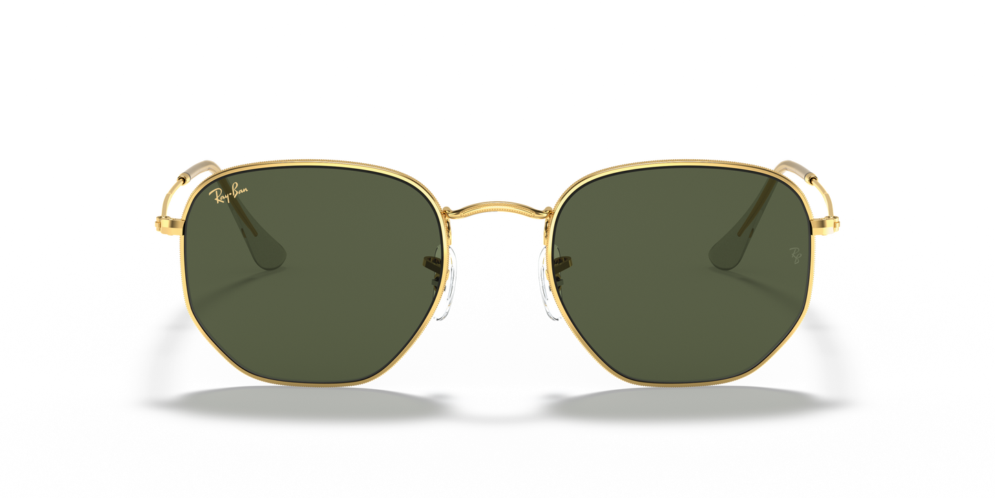 Ray-Ban RB3548 Hexagonal Sunglasses - Geometric Metal Frame
