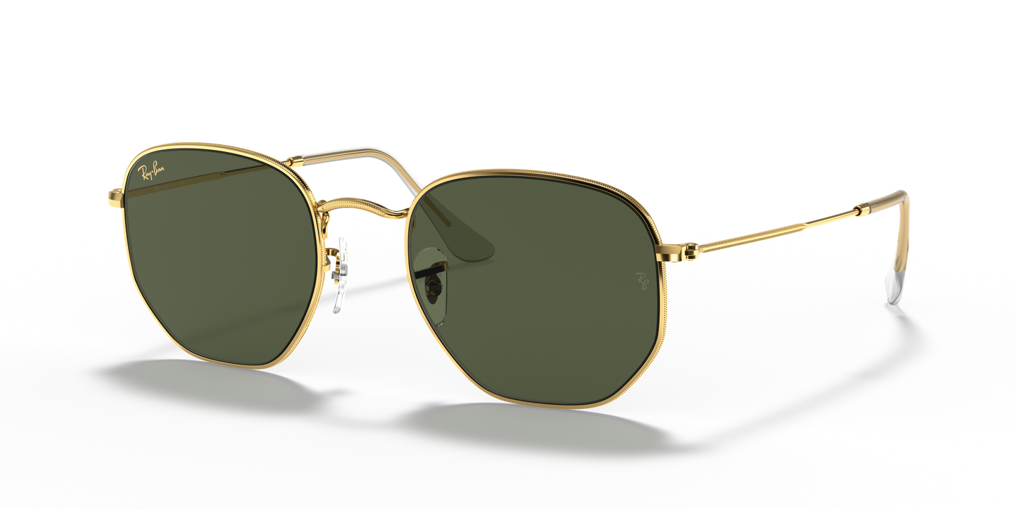 Ray-Ban RB3548 Hexagonal Sunglasses - Geometric Metal Frame