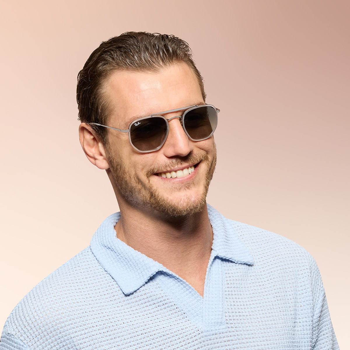 Ray-Ban RB3648M Marshal II Sunglasses - Geometric Steel Frame