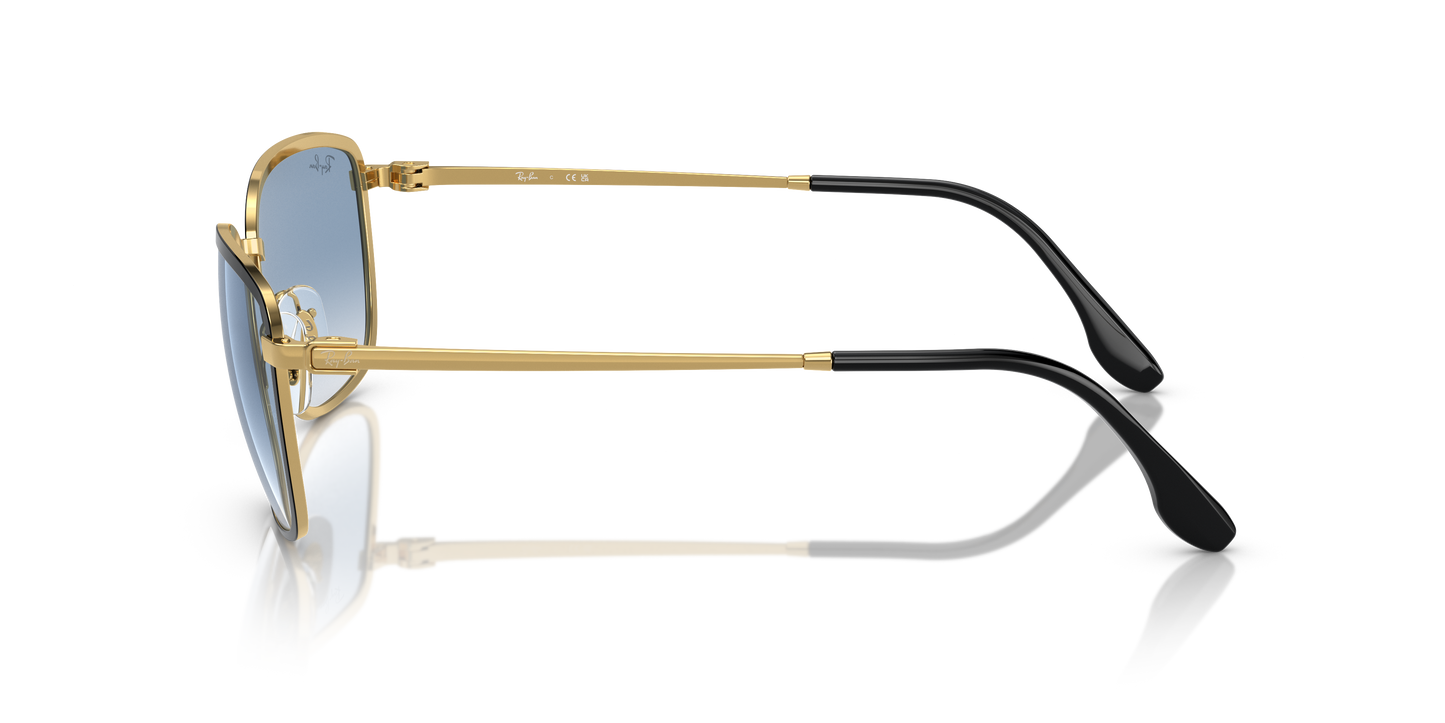 Ray-Ban RB3705 Sunglasses - Square Metal Frame