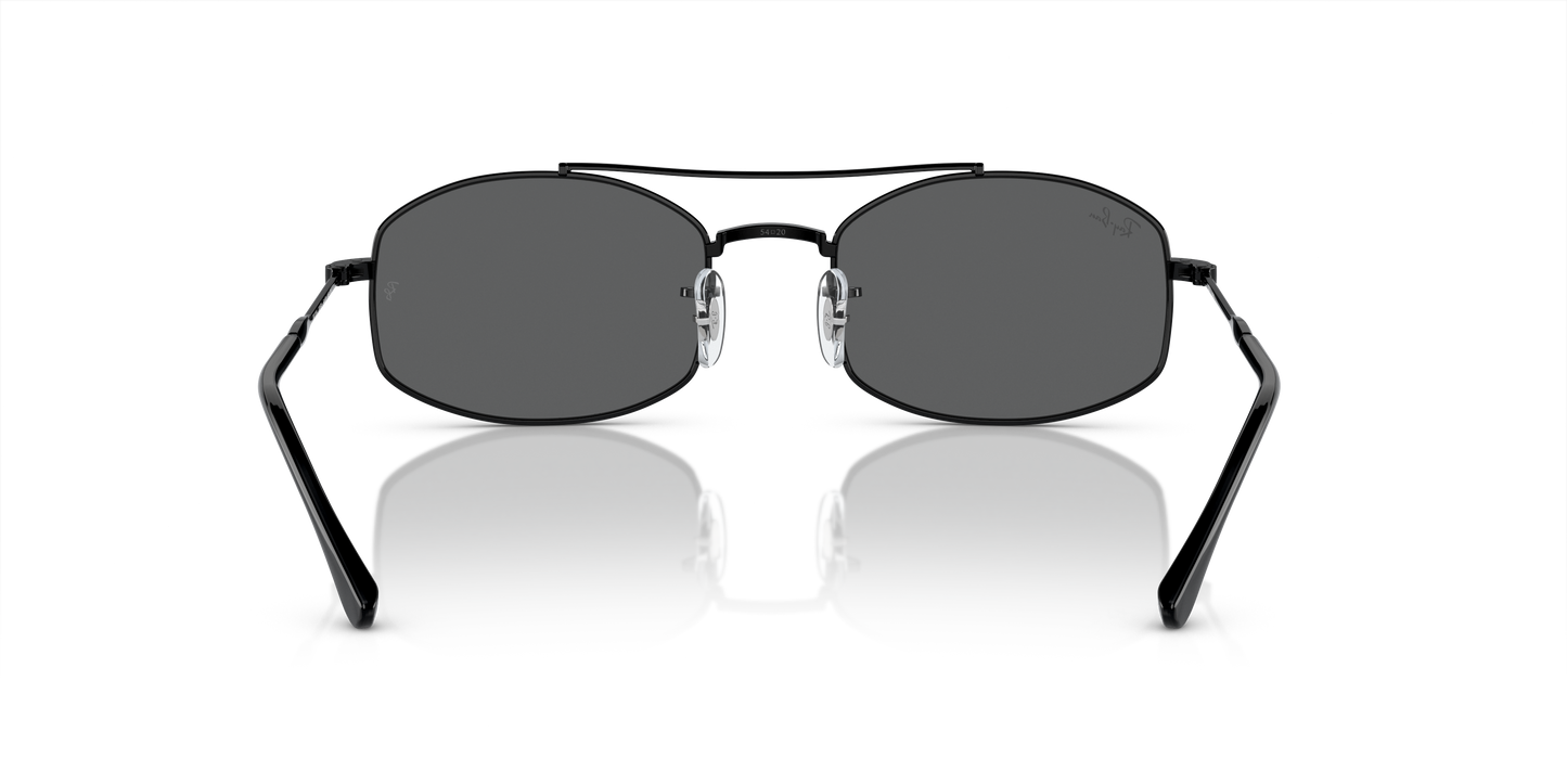 Ray-Ban RB3719 Sunglasses - Oval Metal Frame