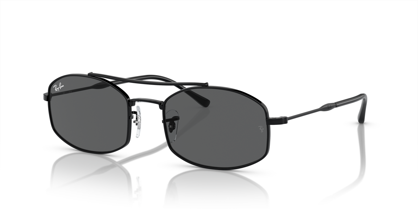 Ray-Ban RB3719 Sunglasses - Oval Metal Frame