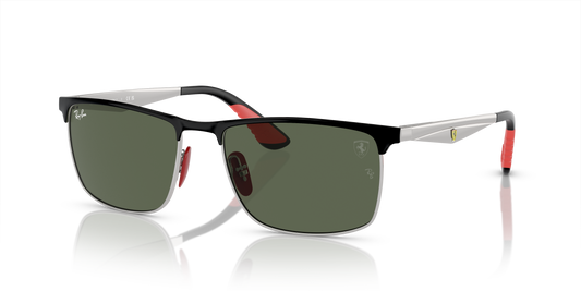 Ray-Ban RB3726M Scuderia Ferrari Collection Sunglasses - Rectangle Metal Frame