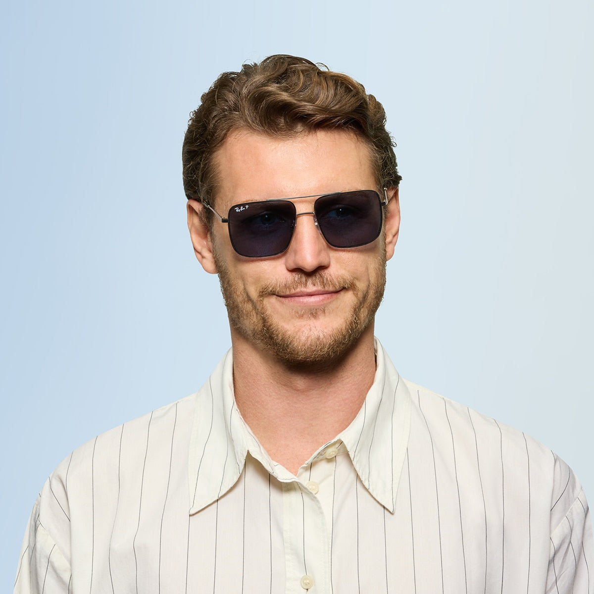 Ray-Ban RB3758 Ari Bio-Based Sunglasses - Square Metal Frame