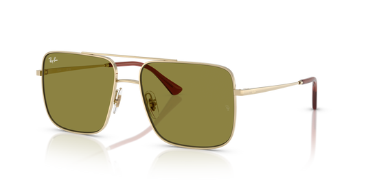 Ray-Ban RB3758 Ari Bio-Based Sunglasses - Square Metal Frame