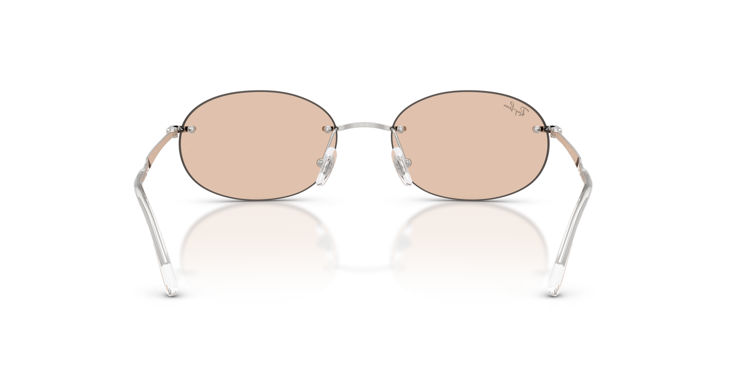 Ray-Ban RB3767 Transitions Color Touch Sunglasses - Oval Metal Frame