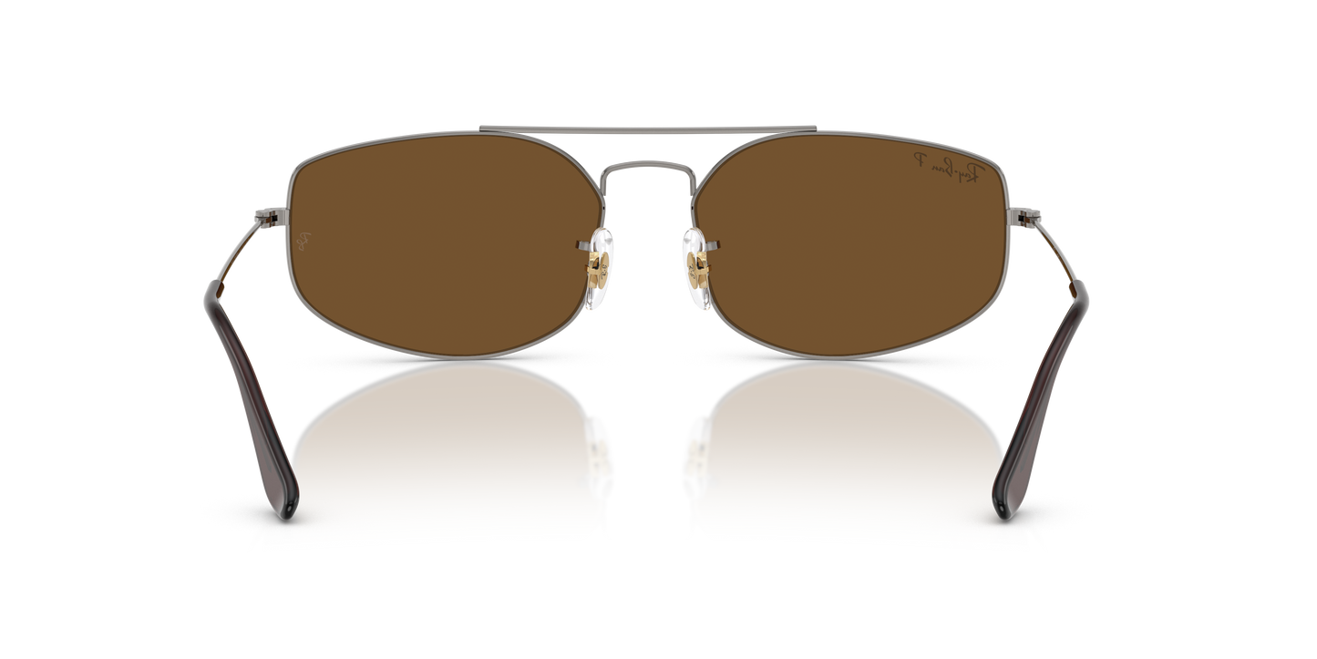 Ray-Ban RB3845 Explorer V Sunglasses - Geometric Metal Frame