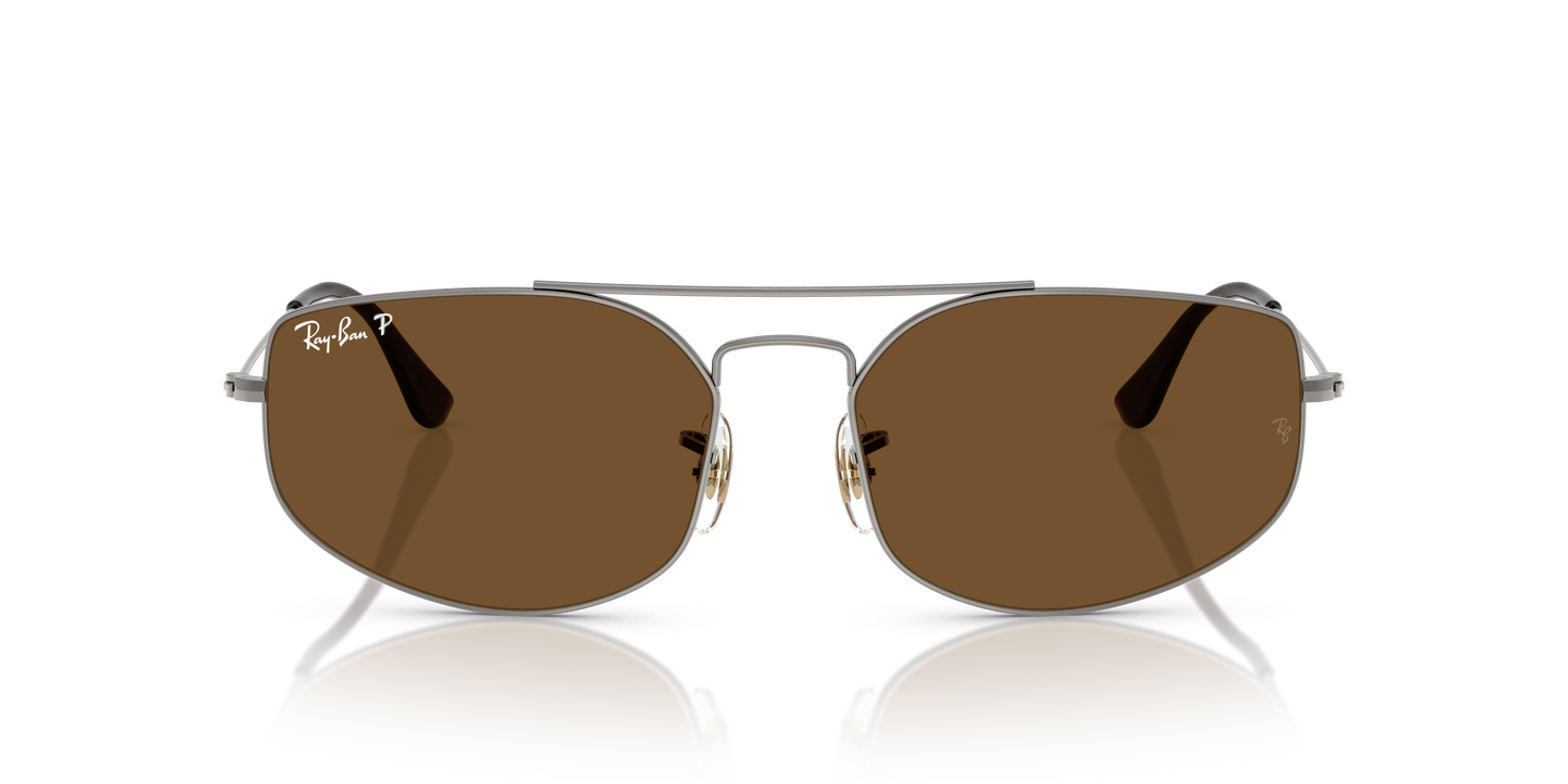 Ray-Ban RB3845 Explorer V Sunglasses - Geometric Metal Frame