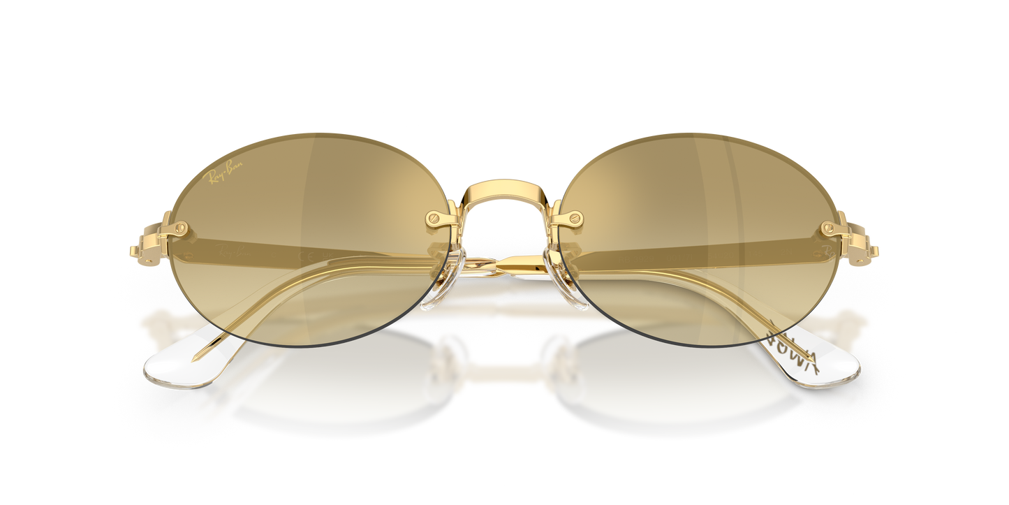 Ray-Ban RB3929 by A$AP Rocky Sunglasses - Oval Metal Frame
