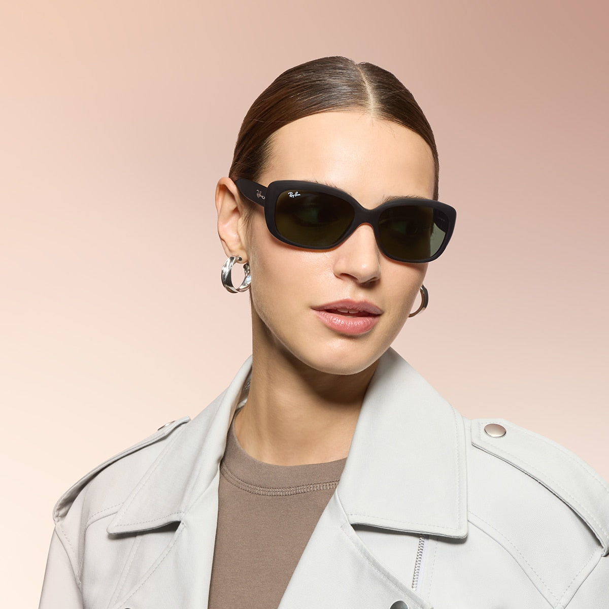 Ray-Ban RB4101 Jackie Ohh Sunglasses - Butterfly Injected Frame