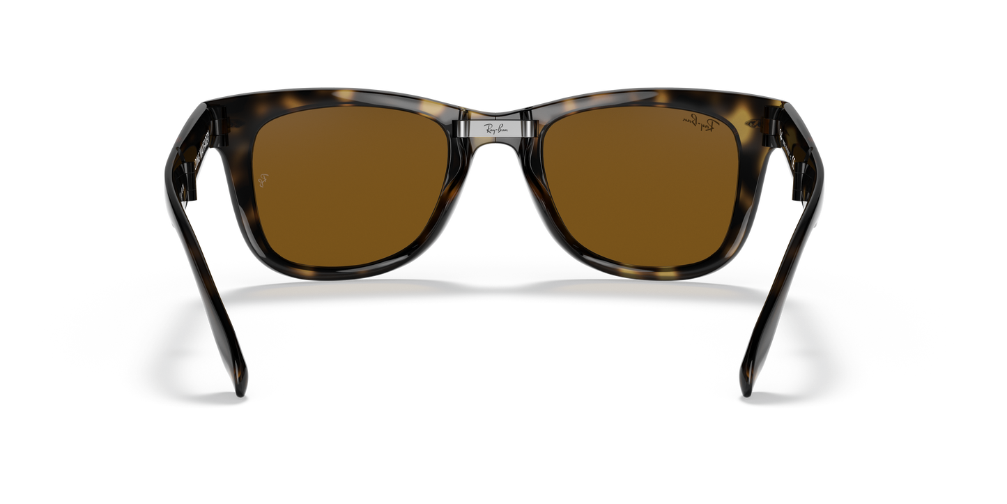 Ray-Ban RB4105 Wayfarer Folding Classic Sunglasses - Square Nylon Frame