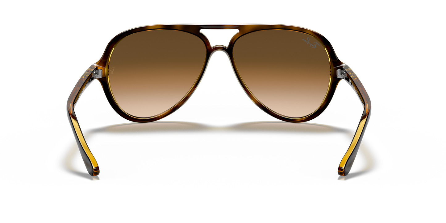 Ray-Ban RB4125 Cats 5000 Classic Sunglasses - Aviator Nylon Frame