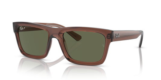 Ray-Ban RB4396 Warren Bio-Based Sunglasses - Rectangle Injected Frame