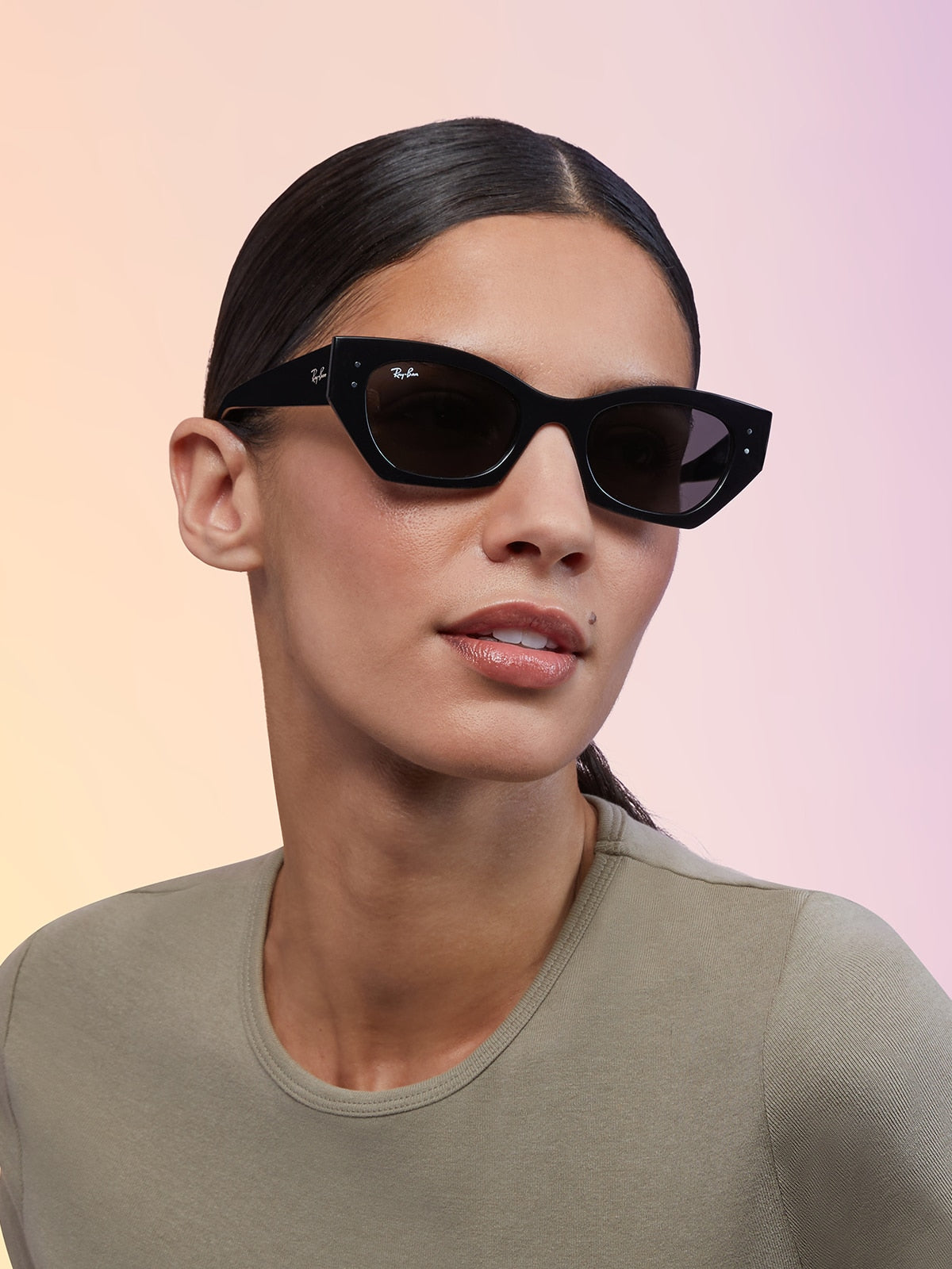 Ray-Ban RB4430 Zena Bio-Based Sunglasses - Geometric Injected Frame
