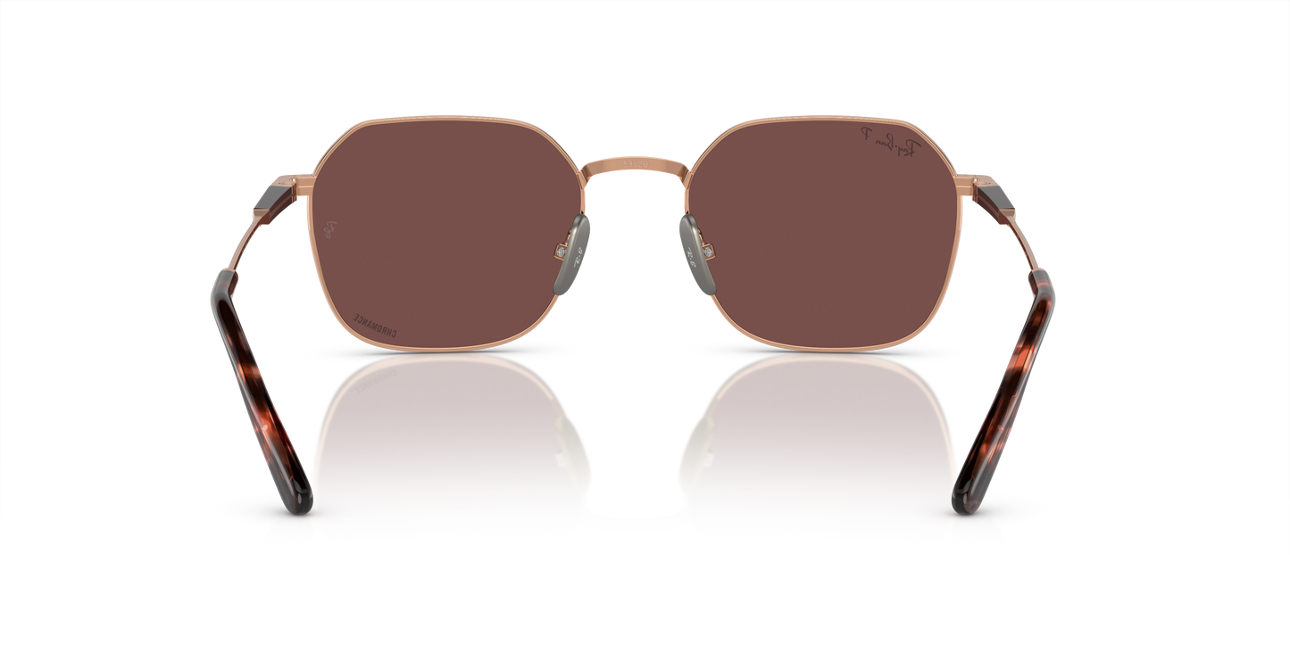 Ray-Ban RB8094 Jim Titanium Sunglasses - Geometric Metal Frame